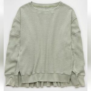Eco-Friendly Waffle Knit Sweater